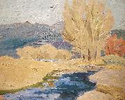 Cordelia Creigh Wilson Autumn in the Sangre de Cristos oil on canvas